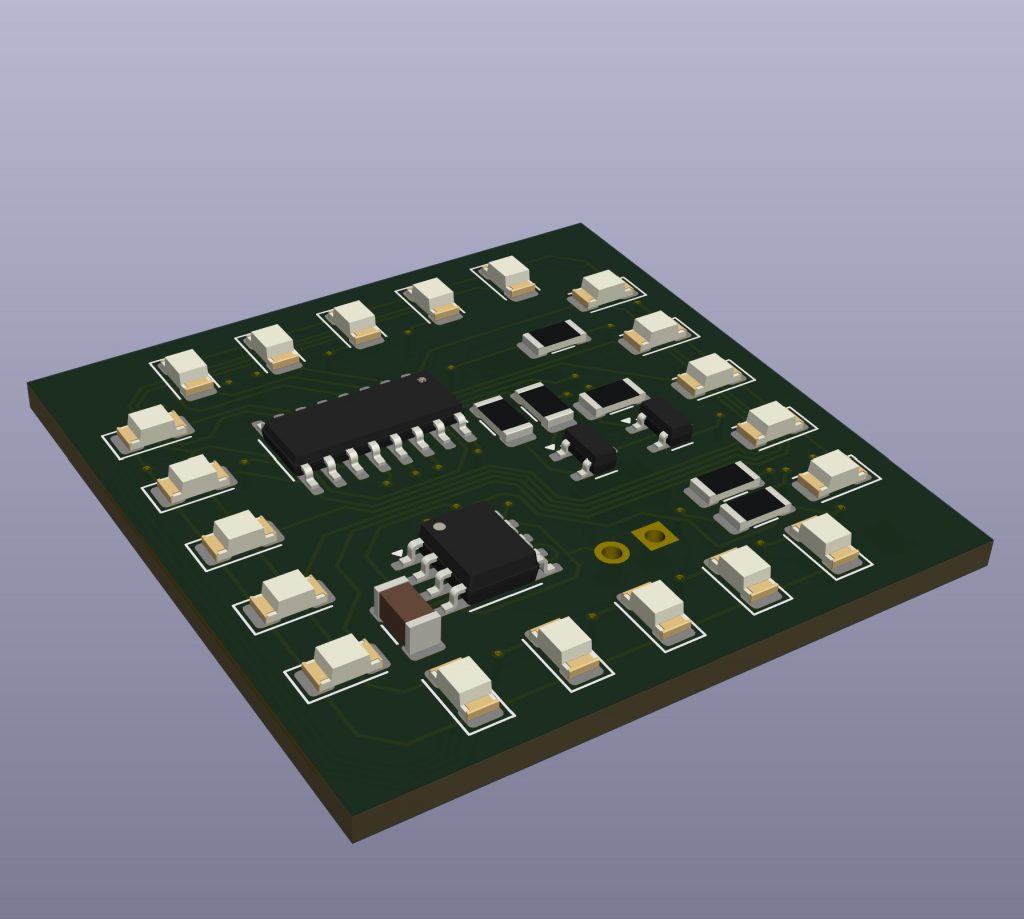 SMDLauflicht LM555 und CD4017