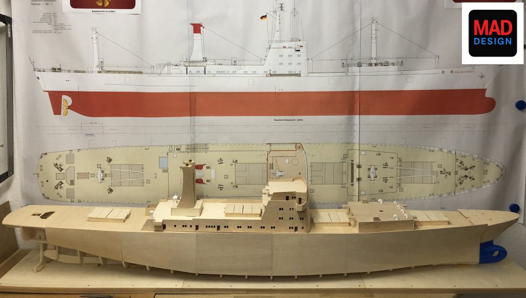 Modellschiff Polar Brasil 1:75