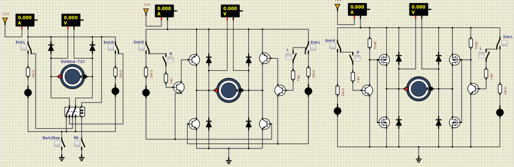 DC Motor Steuerung H-Brücken