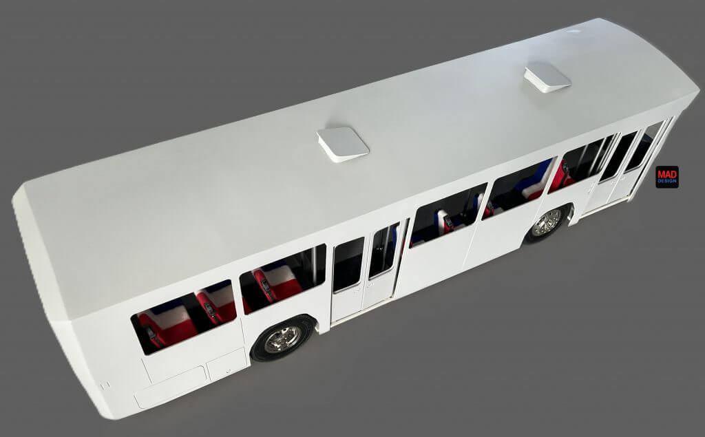 Modell BUS Renault Berliet PR100 1972 1:14