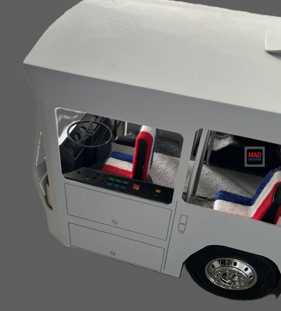 Modell BUS Renault Berliet PR100 1972 1:14