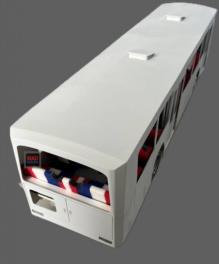 Modell BUS Renault Berliet PR100 1972 1:14