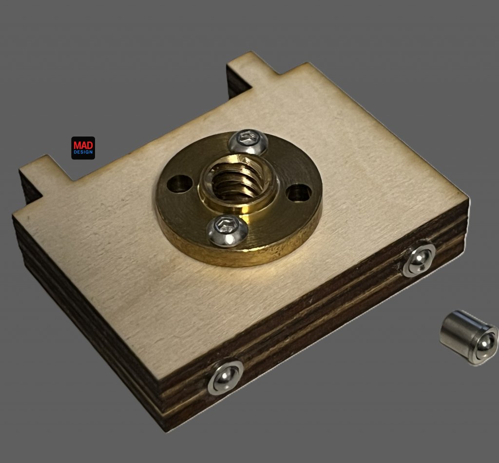 Modellbau Kipper Spindel Mechanik 1:14