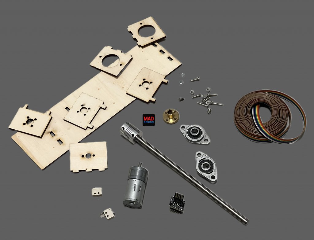 Modellbau Kipper Spindel Mechanik 1:14