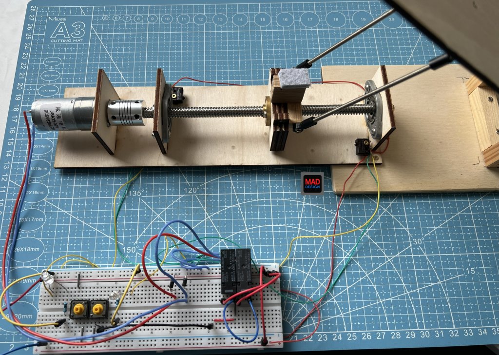 Modellbau Kipper Spindel Mechanik 1:14