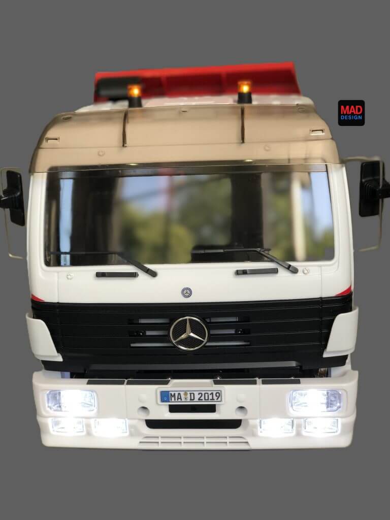Modell LKW MB 1850 Kipper 1:14