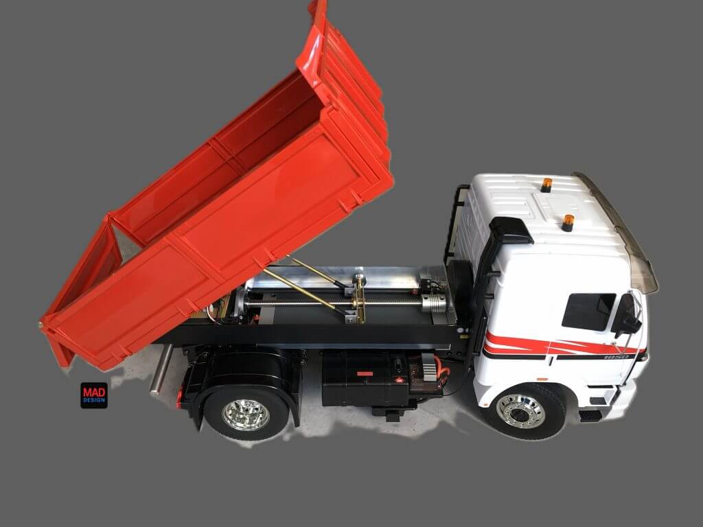 Modell LKW MB 1850 Kipper 1:14